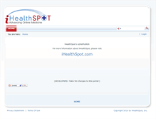 Tablet Screenshot of pb-bal.eznetpublish.ihealthspot.com