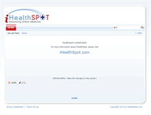 Tablet Screenshot of eznetpublish.ihealthspot.com