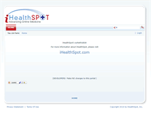 Tablet Screenshot of pol.eznetpublish.ihealthspot.com